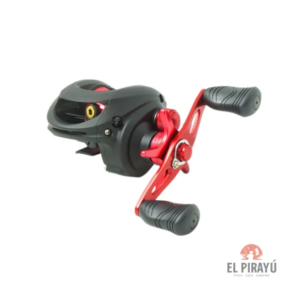 Reel Rotativo Omoto Haru 654 Rojo Izquierda