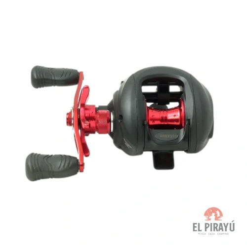 Reel Rotativo Omoto Haru 654 Rojo Izquierda