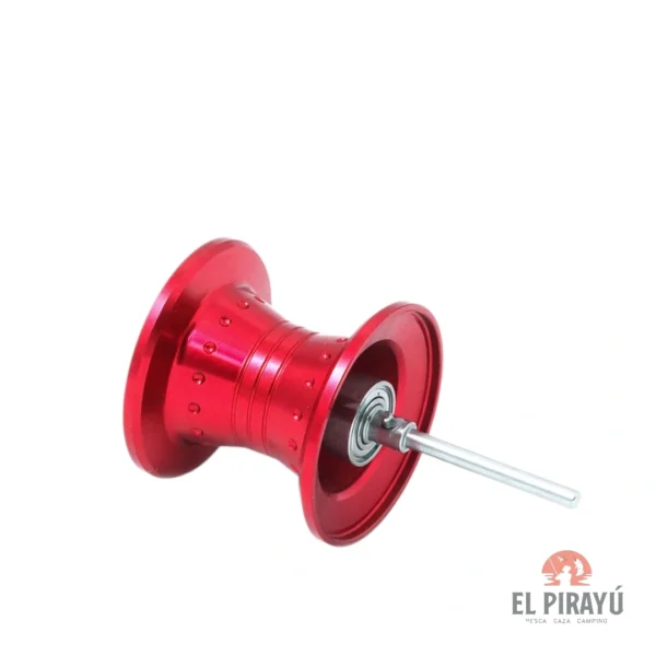 Reel Rotativo Omoto Haru 654 Rojo Izquierda