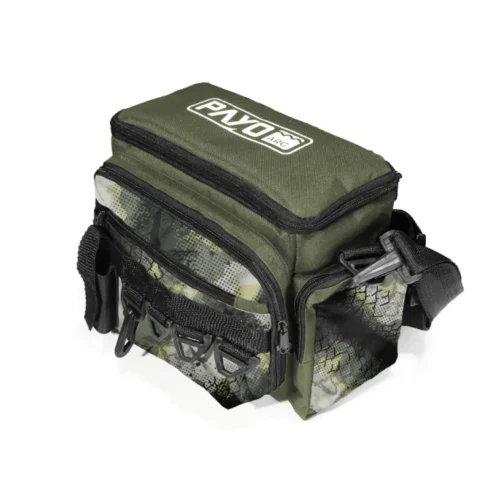 Bolso de Pesca Payo Multifunción Vadeo Skin Tararira + 4 Cajas Organizadoras