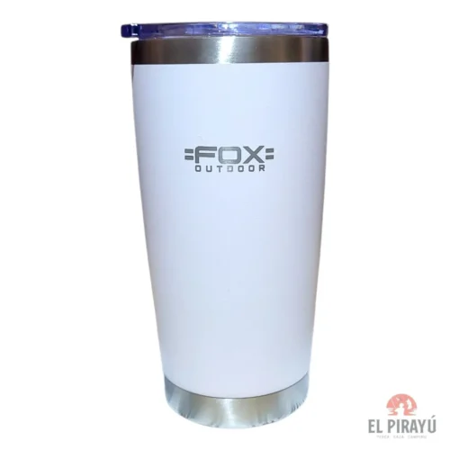 Vaso Térmico Fox 590 ml C/Tapa Blanco