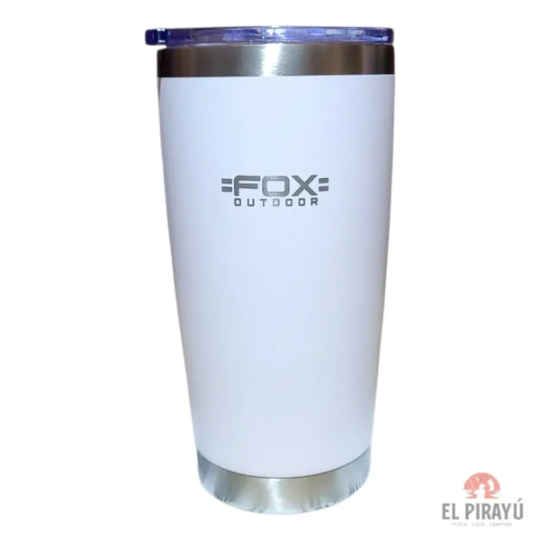 fox_590_blanco_00 Vaso Térmico Fox 590 ml C/Tapa Blanco