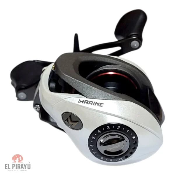 Reel Rotativo Marine Brisa 8000 Blanco Derecho