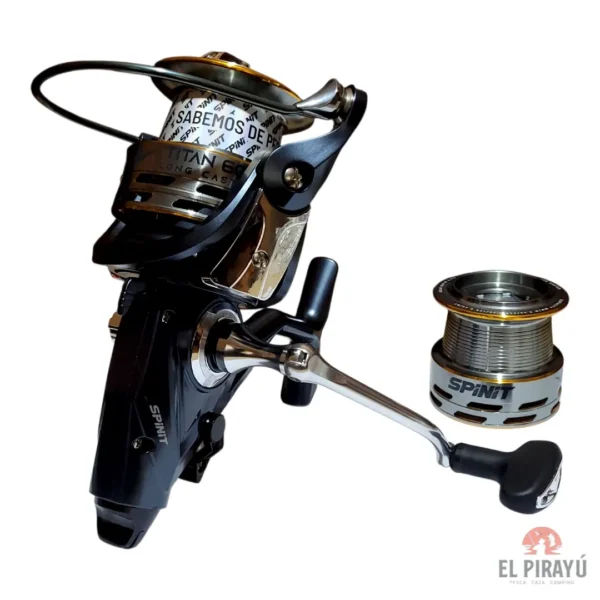 spinit_v8_titan608_04 Reel Frontal Spinit V8 Titan 608 Long Caster