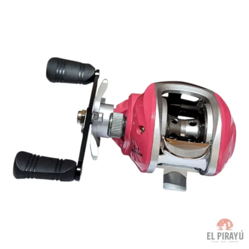 Reel Rotativo X-Fish Pink Bait Izquierdo